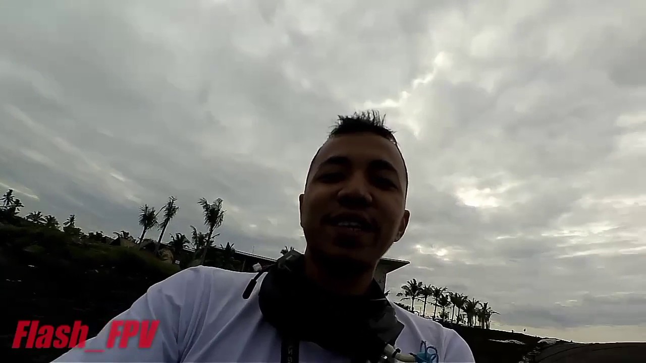 Blacksand beach FPV freestyle drone racing- klungkung, bali island