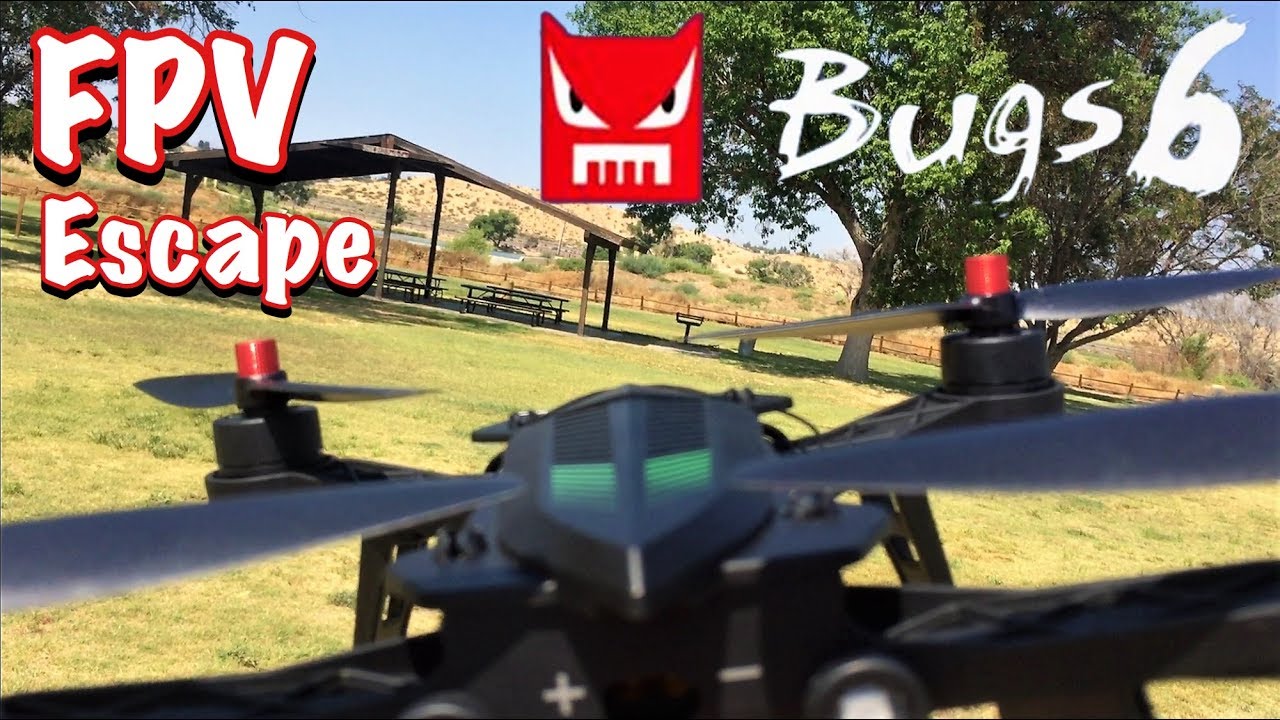 MJX Bugs 6 FPV Escape – speed 1 2 camera angle 0° uptilt
