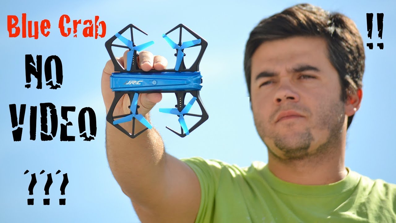 JJRC blue crab unboxing, fly test …….But no video???