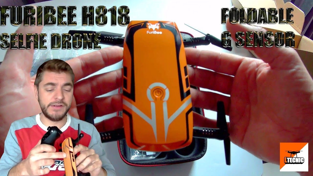 Furibee H818 Selfie drone foldable + Fpv + altitude hold Review