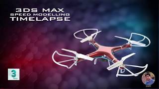3DS Max – Quadcopter Speed Modelling – Timelapse