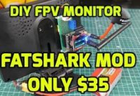 DIY FPV Drone Monitor with Fatshark Modules