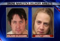 Two arrested after allegedly delivering drugs via drone