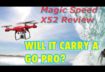 FLY AltitudeMagic Speed X52 2.4ghz Drone REVIEW-Will it Carry a GoPro? Watch before Buying