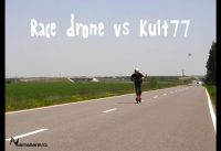 Race drone vs Electric scooter Kult77 – This is the real speed you seek