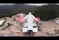 Santuario montaña Guadalupe Bogotá, Colombia Hill Drone 360 Panorama DJI Mavic Air
