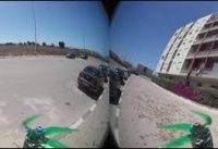 1st Moroccan Video 360° FPV Drone Racing -only 32sec because motor is dead