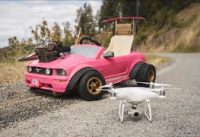 Drone Races The 70MPH Barbie Car 4K