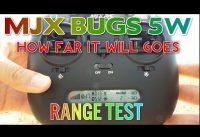 MJX BUGS 5W – How far it will goes – DISTANCE RANGE TEST