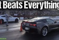 Tesla STUNS Hellcat, Corvette Z06, More (Drag Racing Compilation)