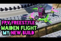 FPV Drone Freestyle – Maiden flight my new build HD