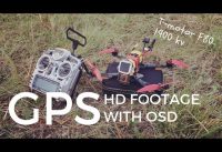 Flying T-motor F80 – HD footage with GPS OSD (speed and distance)
