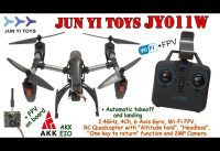 Jun Yi Toys JY011W 2.4GHz, 4Ch, 6 Axis, Wi-Fi FPV, Alt. hold, Headless, One key to return, 2MP Cam