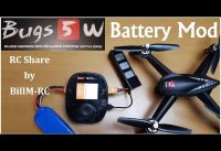 MJX Bugs 5W Battery Mod to use Hobby Grade Balance charger