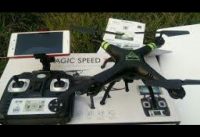 Magic Speed X53 Drone Review and test flight white