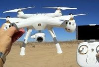 ATTOP W8 1080p GPS FPV Circle Follow Camera Drone Flight Test Review