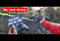 Best RC Drone Under 4000 Rs in india || Unboxing review of TIANQU XS809HW-HD drone from gearbest