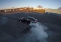 Drifting BMW M5 chase through the eyes of FPV