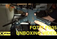 FQ777 FQ35 WiFi FPV Foldable Quadcopter Unboxing Video