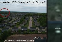 Hypersonic UFO Speeds Past Drone?