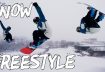 Трюки на сноуборде с гоночного квадрокоптера