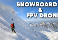 Snowboarding FPV Drone