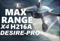 Hubsan Desire Pro H216A MAX RANGE 1312 FT on HT011A Gps Drone Flight Review