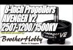 BrotherHobby Avenger V2 2507-12001500KV 8-inch propellers Thrust Tests
