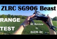 ZLRC SG906 Beast review – Range test of wifi fpv, distance altitude + SJRC F11 wifi fpv comparison