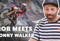 Can Jonny Walker Change A Motorbike Tyre Faster Than Rob Warner?