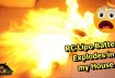 Lipo Explosion Lipo Fire RC Lipo Battery Explodes at home