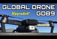 Global Drone GD89 1080p wifi FPV Optical Flow Sensor Quadcopter Test Flight and Review