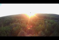 High altitude flying at sunset with my Potensic FPV drone