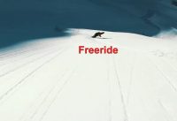 Amazing freeride with FPV drone follow