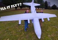Will it fly? | 15-Foot C-130 Hercules Cargo Plane? 😱