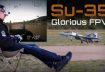 SU-35, Glorious Low Altitude FPV in Split Screen – HD 60fps