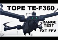 Tope TE-F360 Gps RANGE TESTING Altitude Hold FIX Fpv RC Drone 1080P Foldable Quadcopter