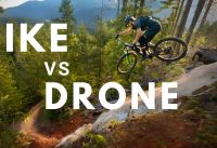 RACE DRONE Chases PRO MOUNTAIN BIKER down INSANE Trails