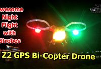 Bi copter GPS Dual Rotor Drone Dual Copter Night Flight