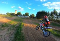 Chasing Riders on an MX Track