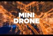 FPV mini drone flies through the lights