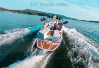 Wakesurfing at Smith Mountain Lake – FPV Drone Video