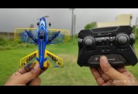 Drone plane | Best RC Speed Glider unboxing testing | 2 in 1drone | 2.4GHz 6Ch RC Drone |GYROBRO