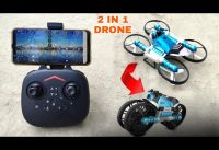 Best 2-in-1 Motorcycle DroneQuadcopter With 360° Flip One Key Take Off || Landing