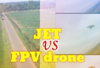 JET vs FPV drone racing