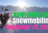 FRESH POWDER, WHEELIES, AND RACE DRONES | 2020 Snowmobile Riding in Newfoundland
