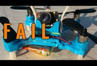 FAIL – Powerloop Goes Wrong – Brushed Micro FPV Drone Down
