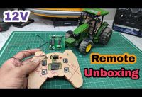 2Channel and 12V Remote Control for Tractor models unboxing video
