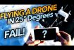 FLYING A DRONE IN 25 DEGREES – FAIL!