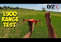 LYZRC L900 GPS Drone Distance Range Test